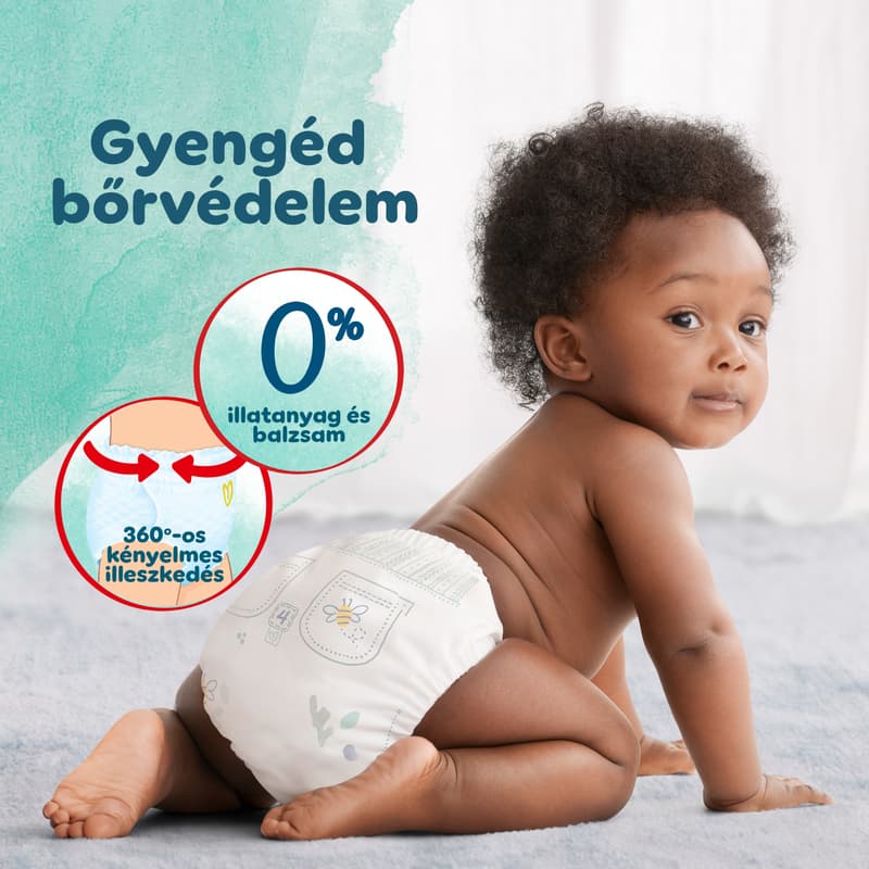 Pampers Harmonie Pants Bugyipelenka, Méret: 4 (9-15 kg) 22 db
