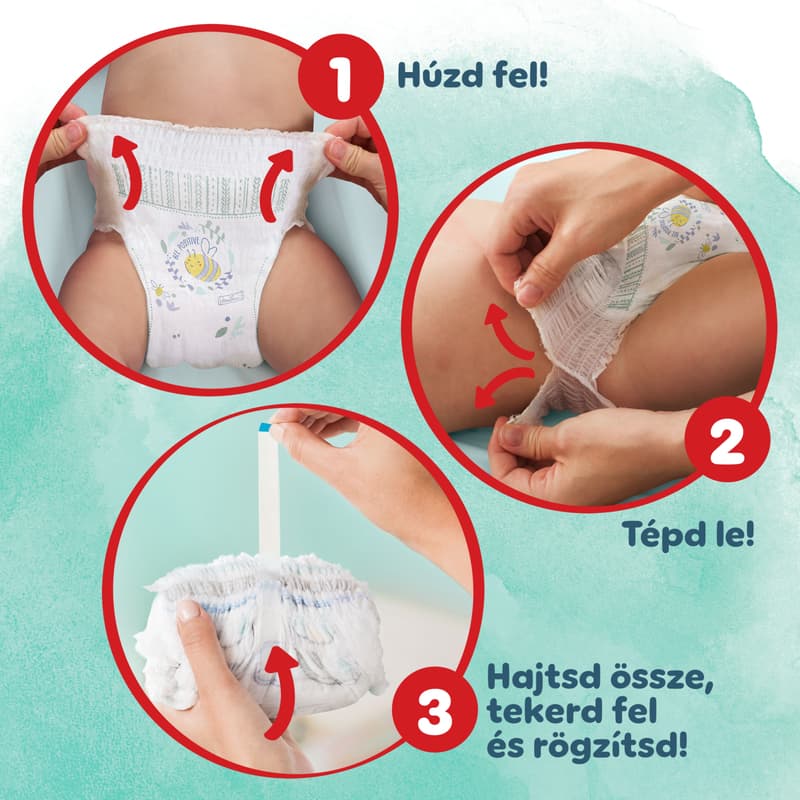 Pampers Harmonie Pants Bugyipelenka, Méret: 4 (9-15 kg) 22 db