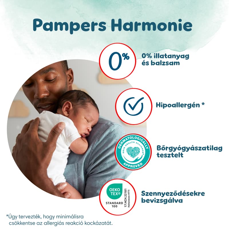 Pampers Harmonie Pants Bugyipelenka, Méret: 4 (9-15 kg) 22 db