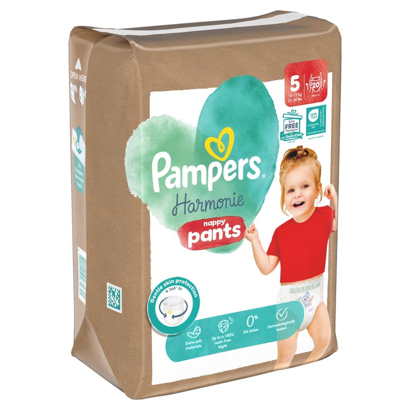 Pampers Harmonie Pants Bugyipelenka, Méret: 5 (12-17 kg) 20 db