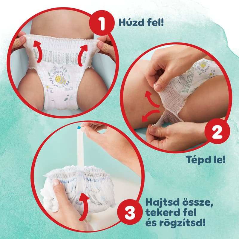 Pampers Harmonie Pants Bugyipelenka, Méret: 5 (12-17 kg) 20 db