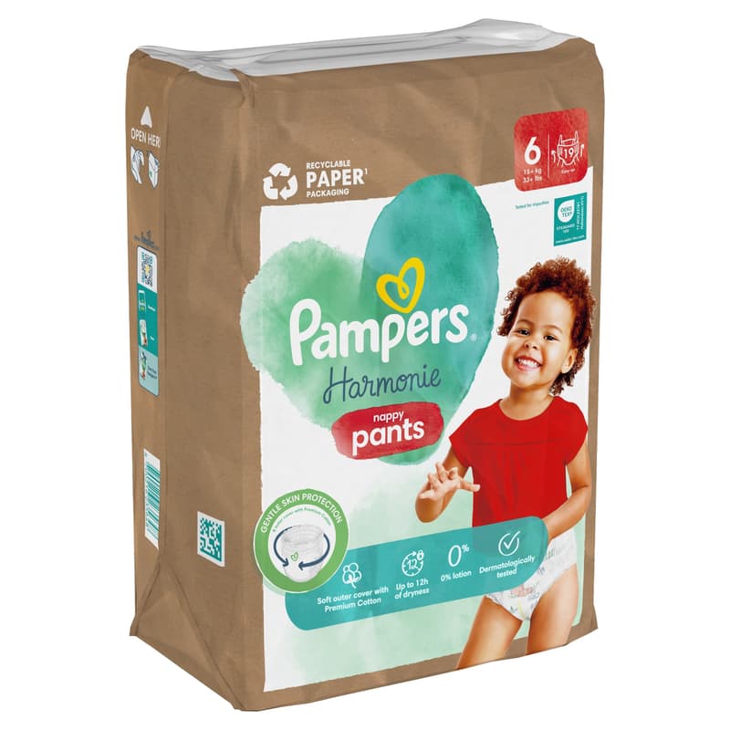 Pampers Harmonie Pants Bugyipelenka, Méret: 6 (15+ kg) 19 db