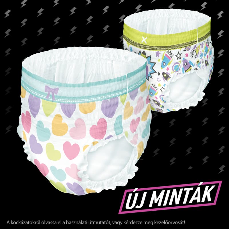 Ninjamas Pyjama Pants Bugyipelenka, Szívecskés, 8-12 év, 9 db