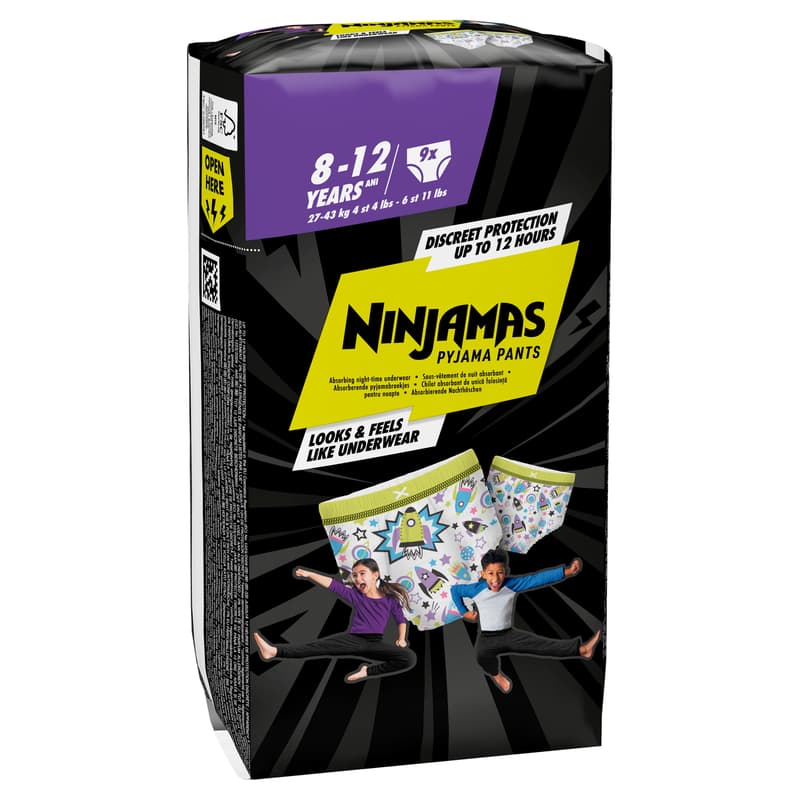 Ninjamas Pyjama Pants Bugyipelenka, Űrhajós, 8-12 év, 9 db