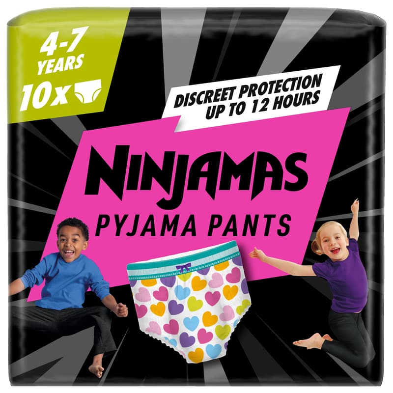 Ninjamas Pyjama Pant S7 10CT