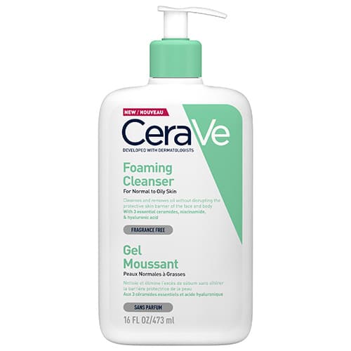 CeraVe Foaming Cleanser habzó tisztító gél 473ml