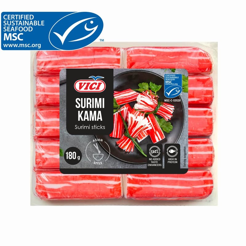 VICI, MSC Surimi sticks, 46%, SURIMI KAMA