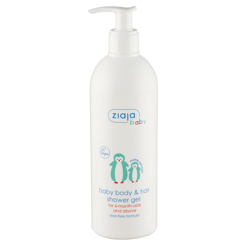 ZIAJA BABY BODY & HAIR SHOWER GEL FOR 6 MONTHS AND OLDER/DISP