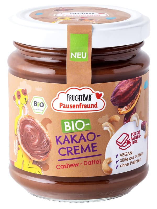 FruchtBar Pausenfreund - Bio kakaókrém kesudióval és datolyával