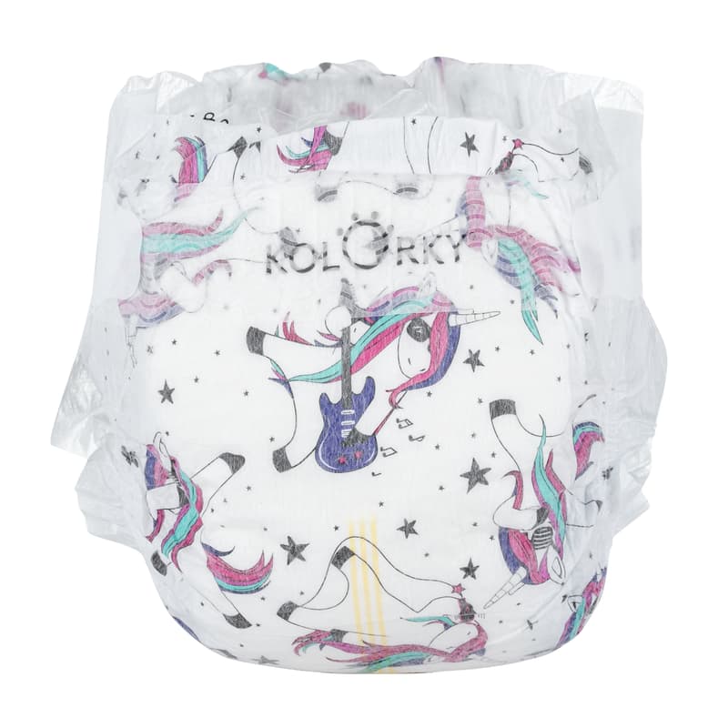Kolorky Night Unikornis Öko pelenka M (5-8kg) 3-as méret