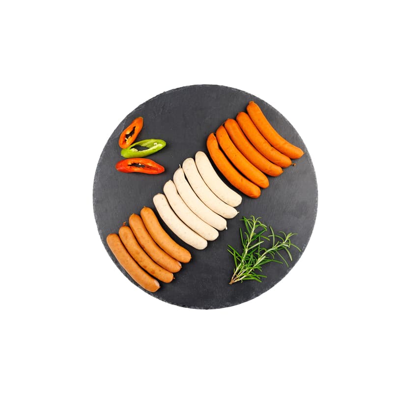 Wiesbauer Party Mini Grillkolbász Mix füstölt, füst ízesítésű