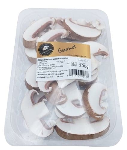 Brown mushroom steak