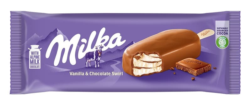 Milka vanília jégkrém