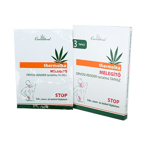 Cannaderm Thermolka tapasz melegítő 3x