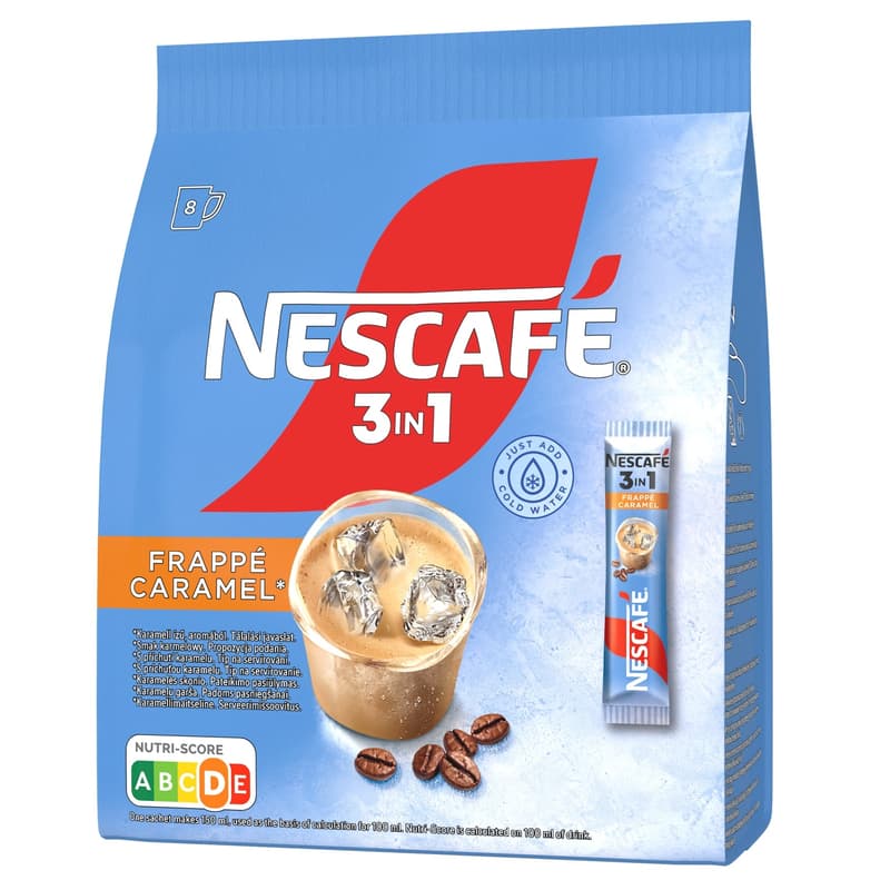 NESCAFÉ 3in1 Frappé Caramel 8x15g