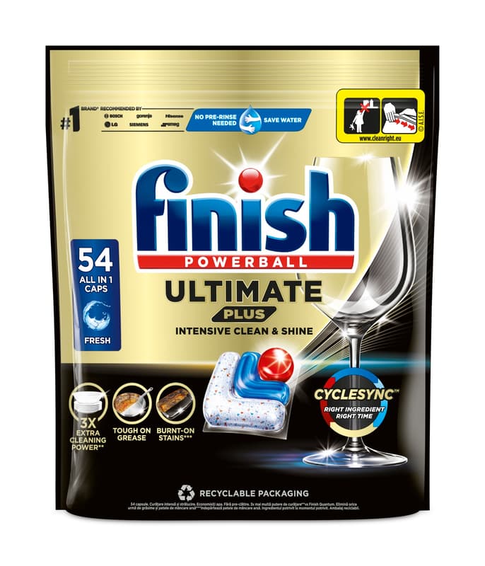 Finish Ultimate Plus All in 1 dishwashing-capsules, Regular
