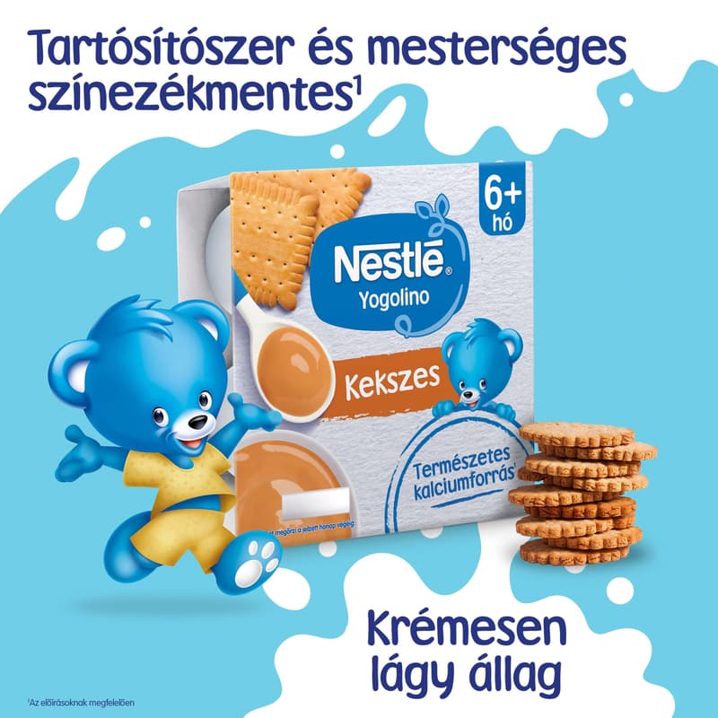 Nestlé Kekszes Yogolino 4x100g 6-36 hónapos korig