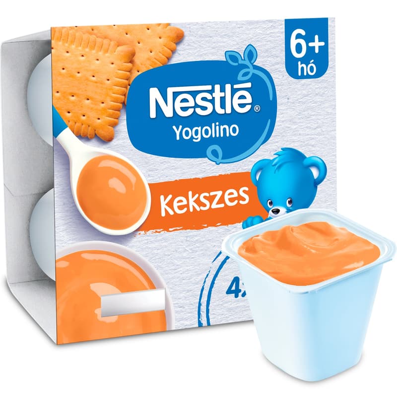 Nestlé Kekszes Yogolino 4x100g 6-36 hónapos korig