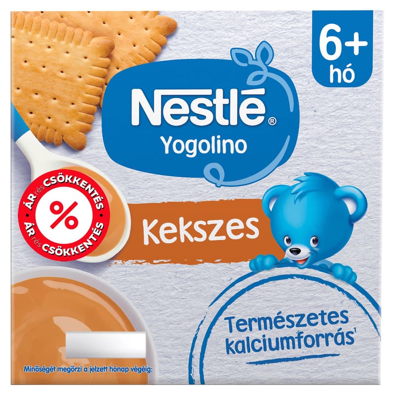 Nestlé Kekszes Yogolino 4x100g 6-36 hónapos korig