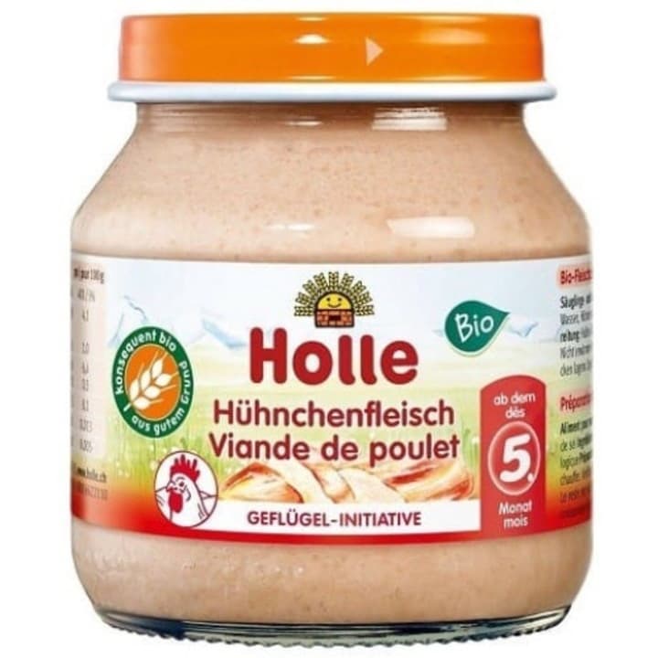Holle Bio Csirkehús üveges bébiétel 5 hónapos kortól