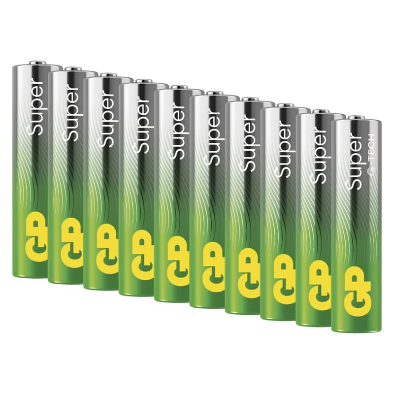 GP Super Alkaline Battery LR03 (AAA), 10 pcs
