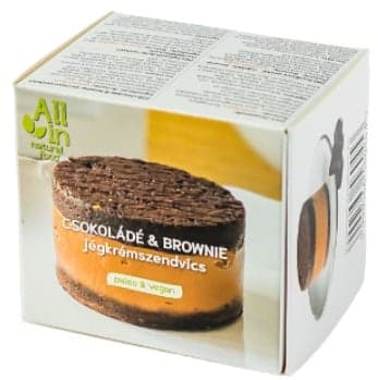 All in Natural Food Chocolate&Brownie Icecream Sandwich