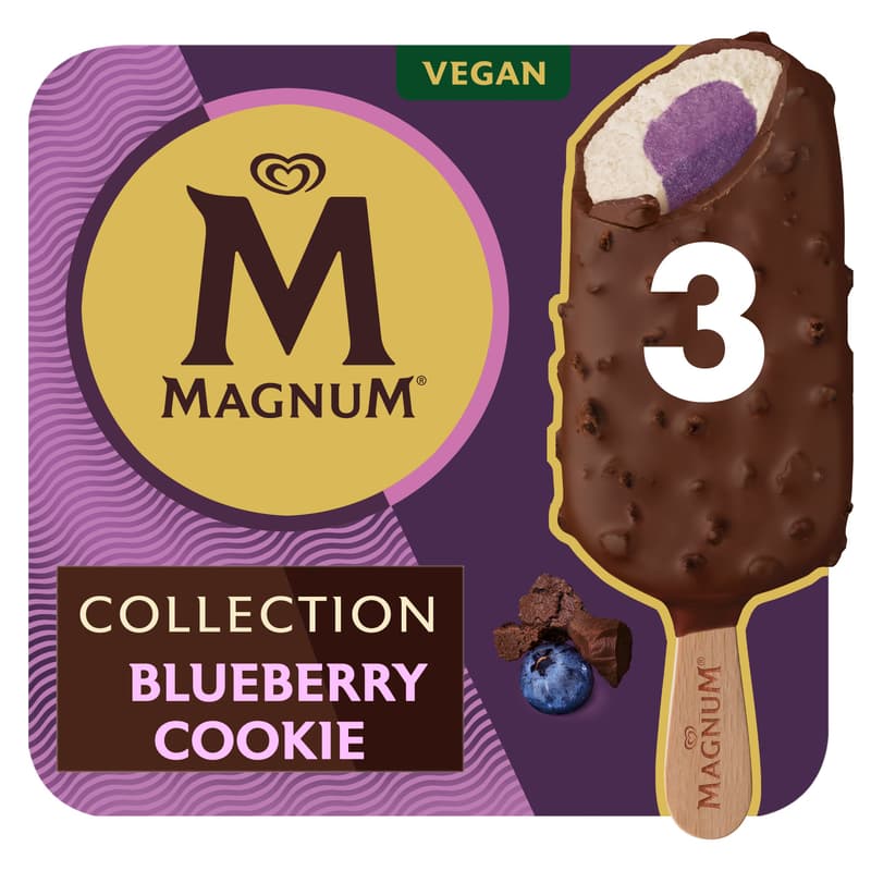 Magnum Vegan Blueberry Cookie Multipack