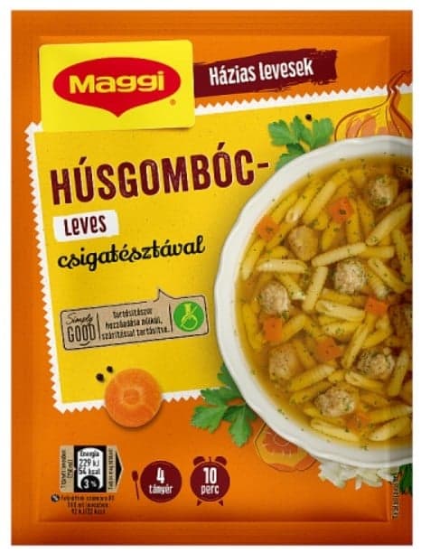 Maggi Húsgombócleves csigatésztával