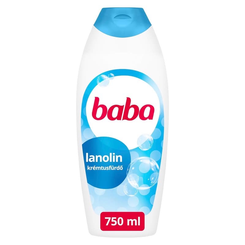 Baba Lanolin tusfürdő, 750 ml