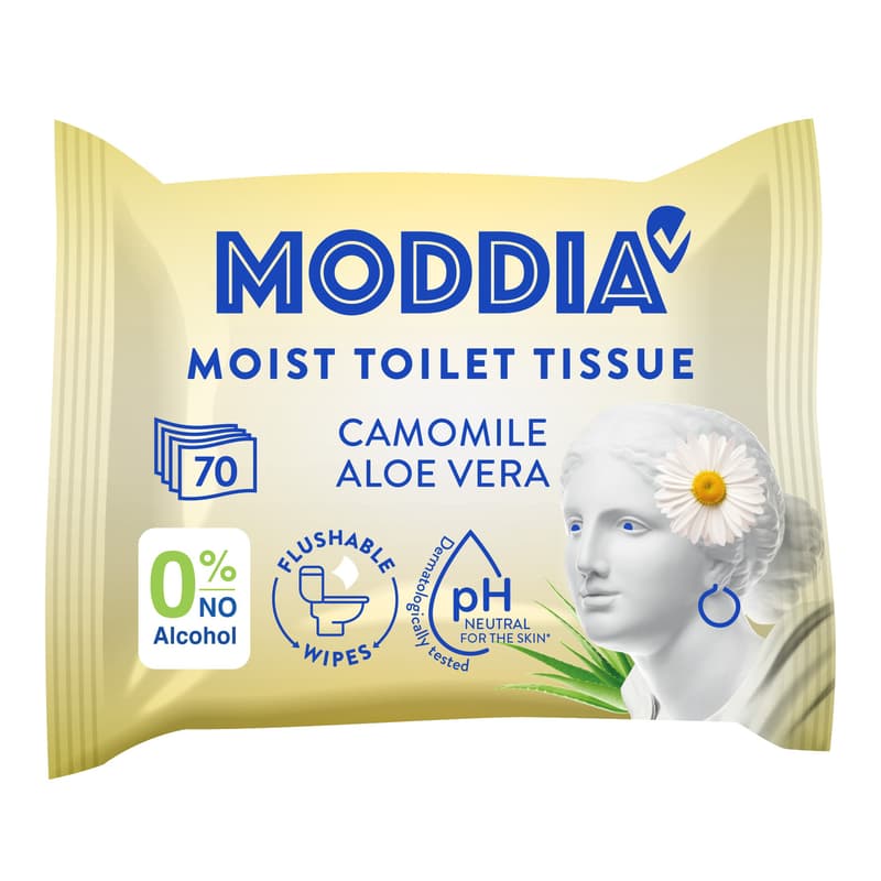 Moddia nedves toalettpapír Kamilla