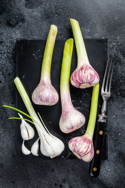 New, young garlic from a local grower (1 piece)