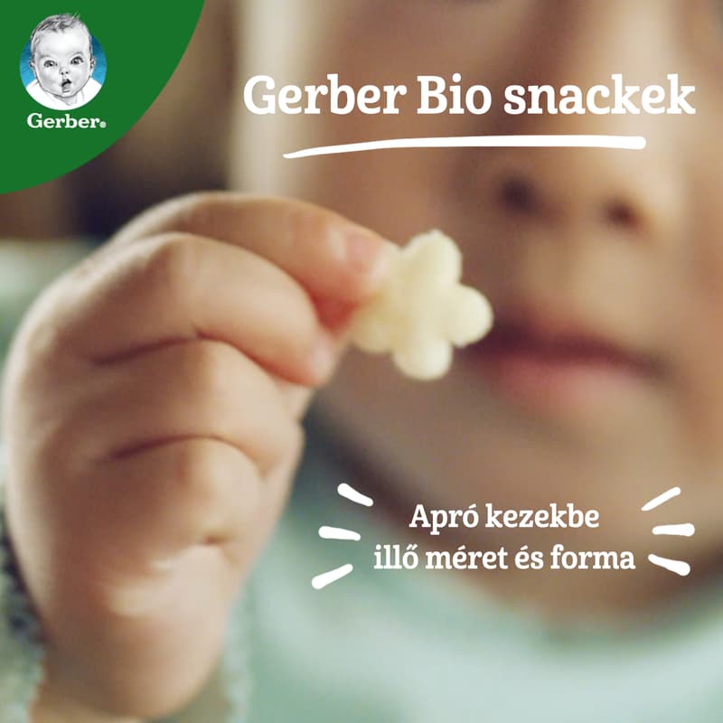 Gerber banános bio gabonasnack