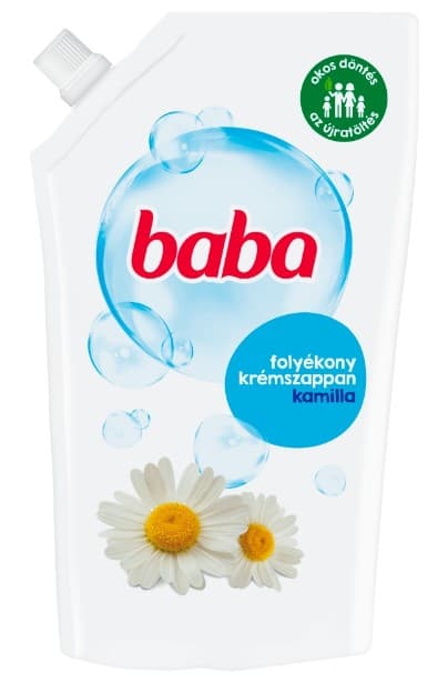 Baby chamomile liquid cream soap refill