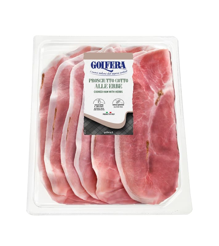 Golfera Prosciutto Cotto - zöldfűszeres főtt sonka szeletelt