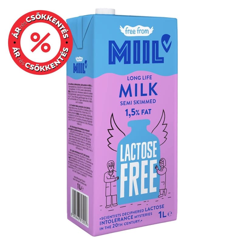 Miil UHT Tej laktózmentes 1,5% zsírtartalommal