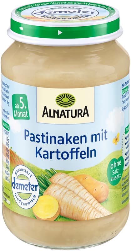 Alnatura BIO paszternák és burgonya 5 hónapos kortól