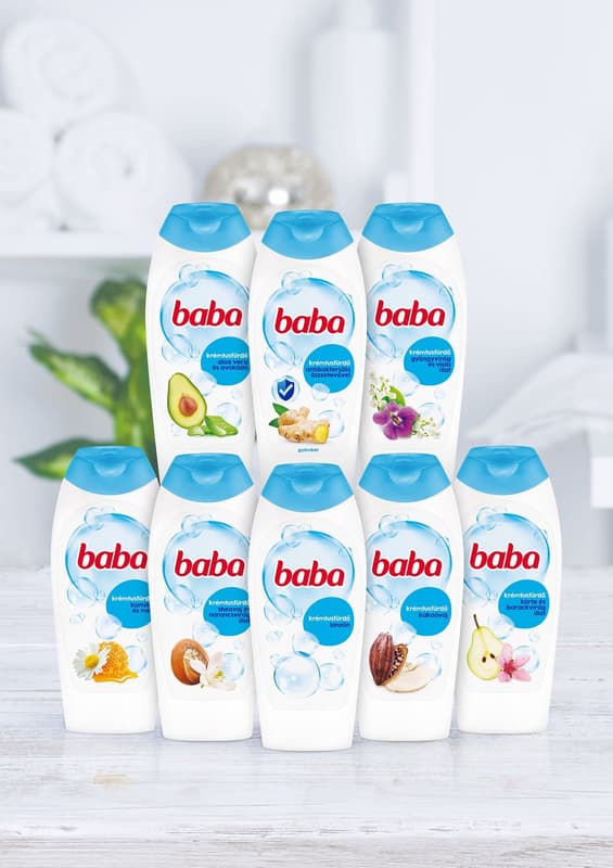Baba Kamilla és Méz illatú tusfürdő, 750 ml