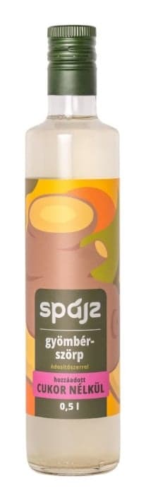 Spájz Cukormentes gyömbérszörp édesítőszerrel