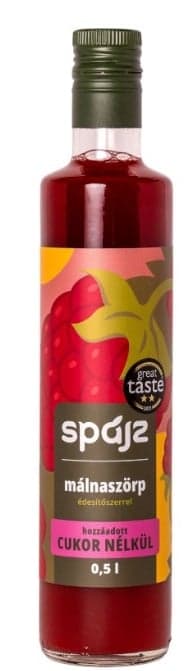 Spájz Málnaszörp édesítőszerrel (gyümölcstartalom: 50%)