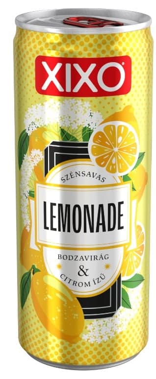 XIXO Limonádé citrom- bodzavirágízű üdítőital
