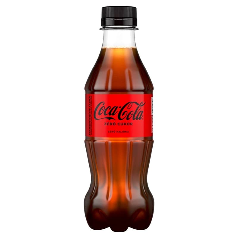 Coca-Cola zéró cukor colaízű energiamentes szénsavas üdítőital édesítőszerekkel