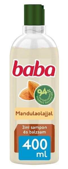 Baby 2in1 shampoo and conditioner for all hair types with almond oil