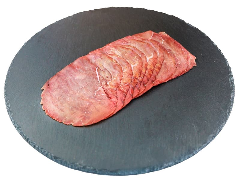 Kifli Delikátesz Bresaola Punta Danca dry-aged, raw, sliced beef